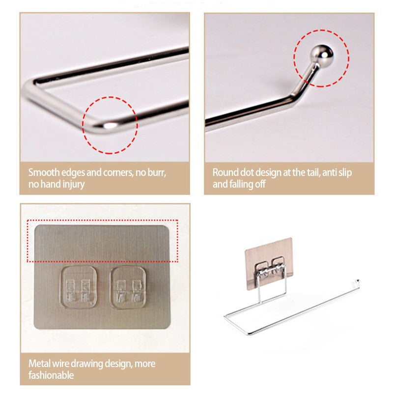 Roll Paper Holder Bathroom Towel Rack
